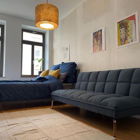 莱比锡Stilvoller Altbau Mit Balkon - 10 Min To Center公寓 外观 照片