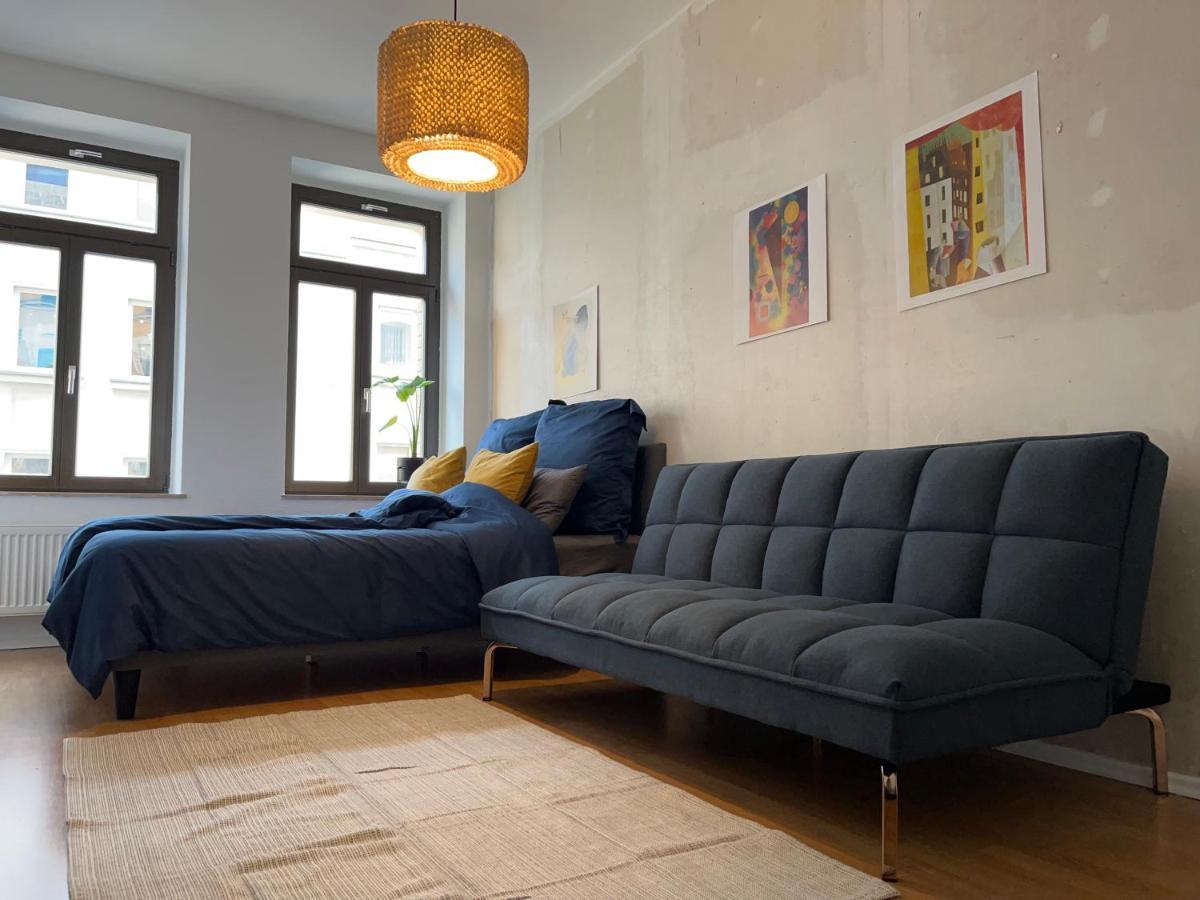 莱比锡Stilvoller Altbau Mit Balkon - 10 Min To Center公寓 外观 照片