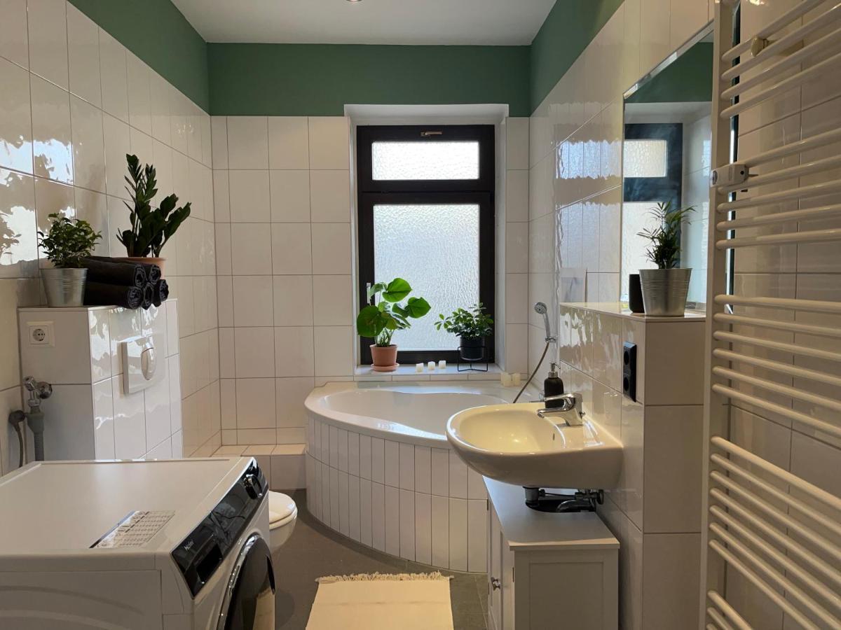 莱比锡Stilvoller Altbau Mit Balkon - 10 Min To Center公寓 外观 照片