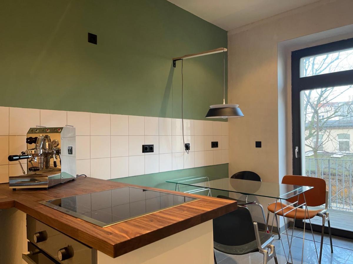 莱比锡Stilvoller Altbau Mit Balkon - 10 Min To Center公寓 外观 照片