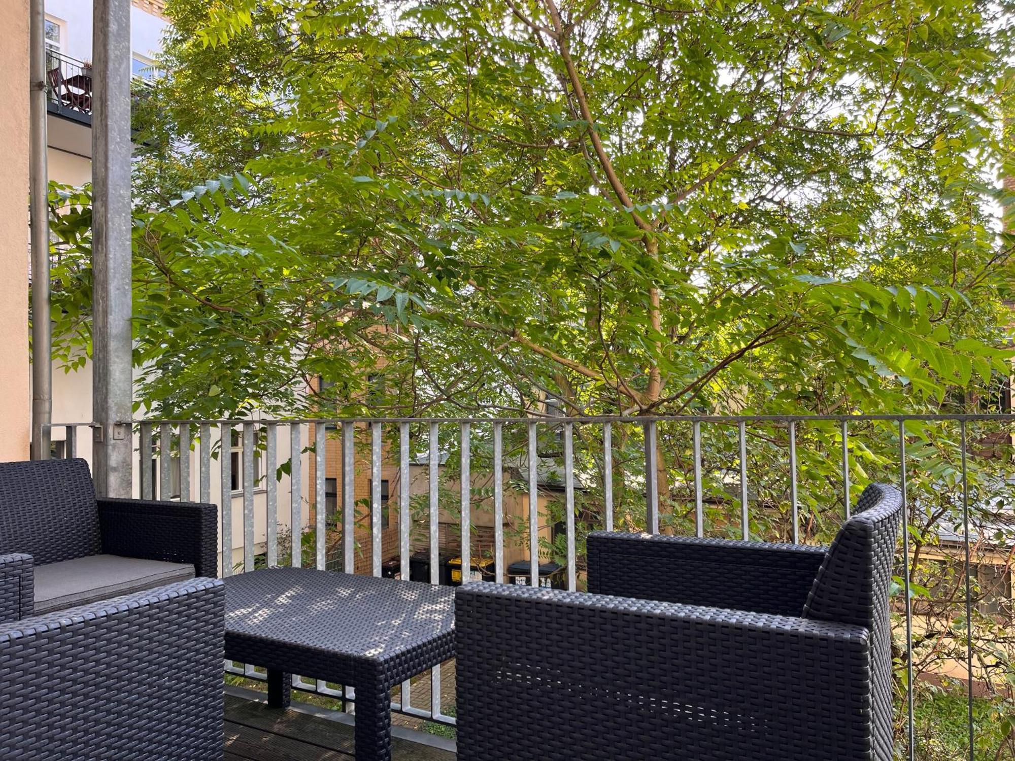 莱比锡Stilvoller Altbau Mit Balkon - 10 Min To Center公寓 外观 照片